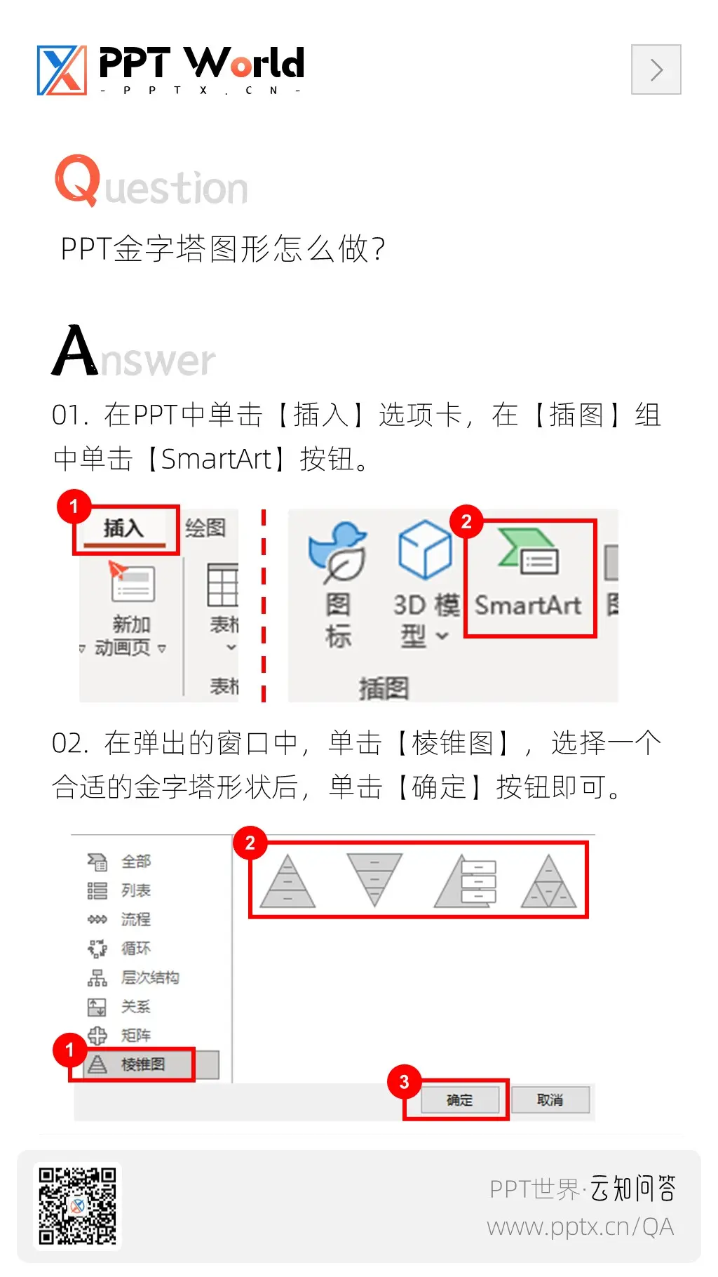 PPT金字塔图形怎么做？ - PPT世界