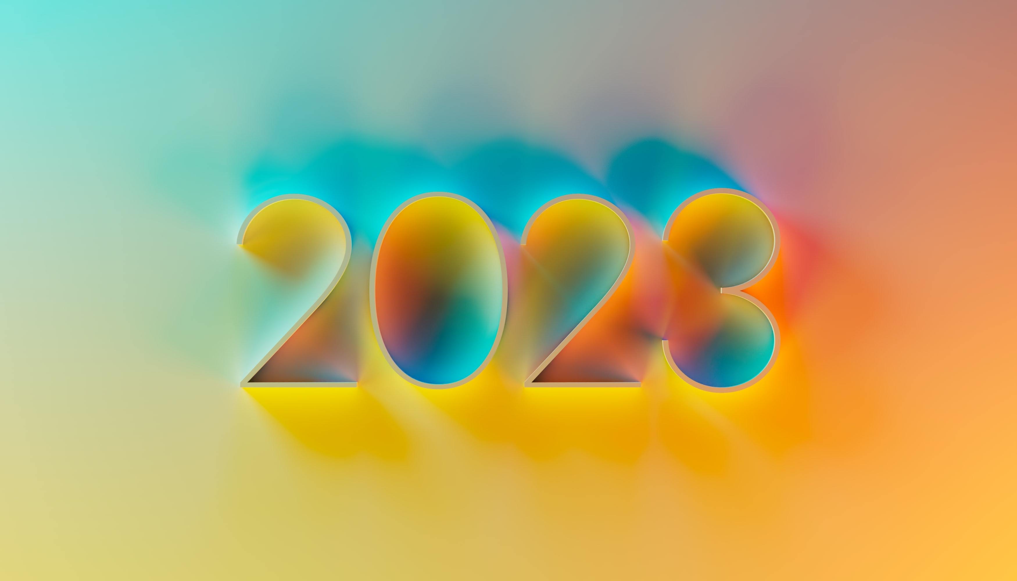 梦幻撞色立体2023