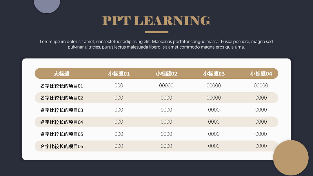 ppt表格美化技巧